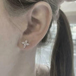 Load image into Gallery viewer, 1.00 TCW MARQUISE CUT 4 STONE MOISSANITE STUD EARRING