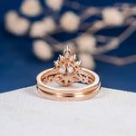 Load image into Gallery viewer, 1.00CT OVAL CUT GOLD ART DECO BRIDAL WEDDING MOISSANITE RING