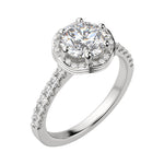 Load image into Gallery viewer, ARIA ROUND CUT MOISSANITE ENGAGEMENT RING