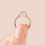 Load image into Gallery viewer, ENVY PEAR CUT MOISSANITE ENGAGEMENT RING