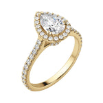 Load image into Gallery viewer, ENVY PEAR CUT MOISSANITE ENGAGEMENT RING