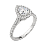 Load image into Gallery viewer, ENVY PEAR CUT MOISSANITE ENGAGEMENT RING