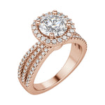 Load image into Gallery viewer, LOUD ROUND CUT MOISSANITE ENGAGEMENT RING