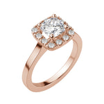 Load image into Gallery viewer, SOUL CLASSIC CUSHION CUT MOISSANITE ENGAGEMENT RING