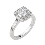 Load image into Gallery viewer, SOUL CLASSIC CUSHION CUT MOISSANITE ENGAGEMENT RING