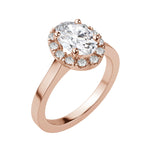 Load image into Gallery viewer, SOUL CLASSIC OVAL CUT MOISSANITE ENGAGEMENT RING
