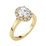 Load image into Gallery viewer, SOUL CLASSIC OVAL CUT MOISSANITE ENGAGEMENT RING
