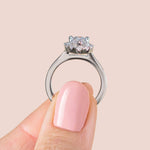 Load image into Gallery viewer, SOUL CLASSIC PEAR CUT MOISSANITE ENGAGEMENT RING