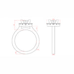 Load image into Gallery viewer, SOUL CLASSIC ROUND CUT MOISSANITE ENGAGEMENT RING