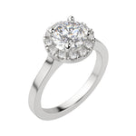 Load image into Gallery viewer, SOUL CLASSIC ROUND CUT MOISSANITE ENGAGEMENT RING