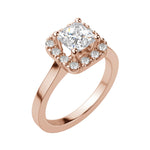 Load image into Gallery viewer, SOUL CLASSIC PRINCESS CUT MOISSANITE ENGAGEMENT RING