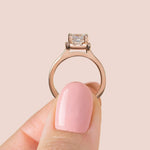 Load image into Gallery viewer, SOUL CLASSIC PRINCESS CUT MOISSANITE ENGAGEMENT RING