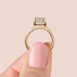 Load image into Gallery viewer, SOUL CLASSIC PRINCESS CUT MOISSANITE ENGAGEMENT RING