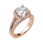 Load image into Gallery viewer, VARA CUSHION CUT MOISSANITE ENGAGEMENT RING