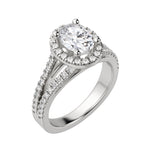 Load image into Gallery viewer, VARA OVAL CUT MOISSANITE ENGAGEMENT RING