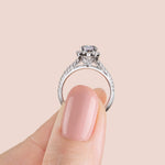 Load image into Gallery viewer, VARA PEAR CUT MOISSANITE ENGAGEMENT RING