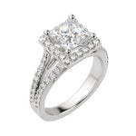 Load image into Gallery viewer, VARA PRINCESS CUT MOISSANITE ENGAGEMENT RING