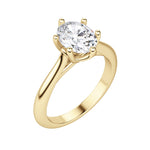 Load image into Gallery viewer, EDIT CLASSIC OVAL CUT MOISSANITE ENGAGEMENT RING