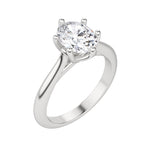 Load image into Gallery viewer, EDIT CLASSIC OVAL CUT MOISSANITE ENGAGEMENT RING