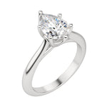 Load image into Gallery viewer, EDIT CLASSIC PEAR CUT MOISSANITE ENGAGEMENT RING