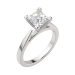 Load image into Gallery viewer, TRUE PRINCESS CUT MOISSANITE ENGAGEMENT RING