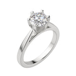 Load image into Gallery viewer, TRUE ROUND CUT MOISSANITE ENGAGEMENT RING