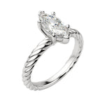 Load image into Gallery viewer, VIBE MARQUISE CUT MOISSANITE ENGAGEMENT RING