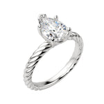 Load image into Gallery viewer, VIBE PEAR CUT MOISSANITE ENGAGEMENT RING