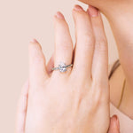 Load image into Gallery viewer, VIBE PEAR CUT MOISSANITE ENGAGEMENT RING