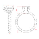 Load image into Gallery viewer, VIBE PEAR CUT MOISSANITE ENGAGEMENT RING