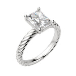 Load image into Gallery viewer, VIBE RADIANT CUT MOISSANITE ENGAGEMENT RING