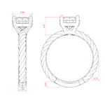 Load image into Gallery viewer, VIBE ROUND CUT MOISSANITE ENGAGEMENT RING
