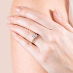 Load image into Gallery viewer, FATE CUSHION CUT MOISSANITE ENGAGEMENT RING