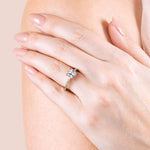 Load image into Gallery viewer, FATE CUSHION CUT MOISSANITE ENGAGEMENT RING