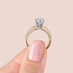 Load image into Gallery viewer, FATE MARQUISE CUT MOISSANITE ENGAGEMENT RING