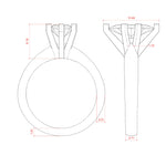Load image into Gallery viewer, ISLE MARQUISE CUT MOISSANITE ENGAGEMENT RING