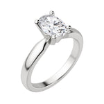 Load image into Gallery viewer, ISLE OVAL CUT MOISSANITE ENGAGEMENT RING