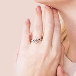 Load image into Gallery viewer, ISLE PEAR CUT MOISSANITE ENGAGEMENT RING