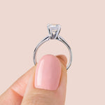 Load image into Gallery viewer, ISLE EMERALD CUT MOISSANITE MOISSANITE ENGAGEMENT RING