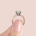 Load image into Gallery viewer, ISLE CUSHION CUT MOISSANITE ENGAGEMENT RING