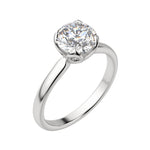 Load image into Gallery viewer, VOWS ROUND CUT MOISSANITE ENGAGEMENT RING