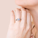 Load image into Gallery viewer, HERO CUSHION CUT MOISSANITE ENGAGEMENT RING