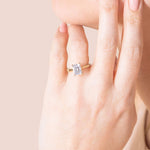 Load image into Gallery viewer, HERO EMERALD CUT MOISSANITE ENGAGEMENT RING