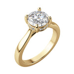 Load image into Gallery viewer, HERO ROUND CUT MOISSANITE ENGAGEMENT RING