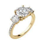 Load image into Gallery viewer, ALAS ROUND CUT MOISSANITE ENGAGEMENT RING