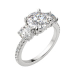 Load image into Gallery viewer, ALAS ROUND CUT MOISSANITE ENGAGEMENT RING