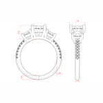 Load image into Gallery viewer, ALAS ROUND CUT MOISSANITE ENGAGEMENT RING