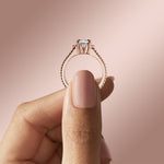 Load image into Gallery viewer, NOVA ACCENTED RADIANT CUT MOISSANITE ENGAGEMENT RING