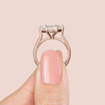 Load image into Gallery viewer, EDGY CLASSIC MARQUISE CUT MOISSANITE ENGAGEMENT RING