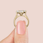 Load image into Gallery viewer, EDGY CLASSIC MARQUISE CUT MOISSANITE ENGAGEMENT RING
